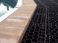 Above Ground Stone Deck - Install