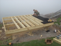 Elevated Stone Dock With Silca System / StoneDeks