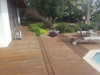 Silca System / Stonedeks Pool Side Elevated Deck - Before