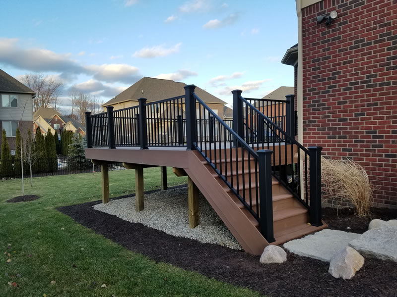 Raised Patio Deck Design & Build, Macomb County, Michigan | StoneDeks / Silica System