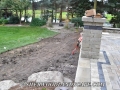 Brick Paver Patio and Landscape Design in Shelby Township, Michigan