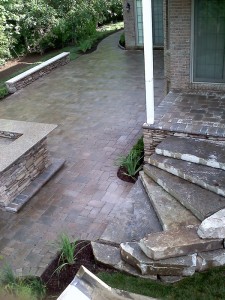 Outdoor Oasis Natural Stone Steps