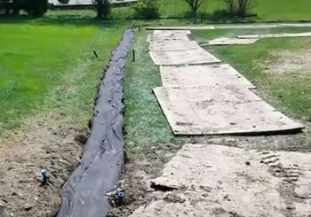 Hire Yard Drainage Contractor Macomb County French Drain Install