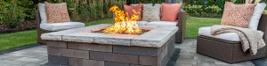 Brick Paver Fire Pit - Outdoor Living Space