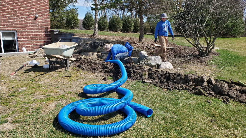 How to Install Lawn Pop-up Drain and divert water away from your home.